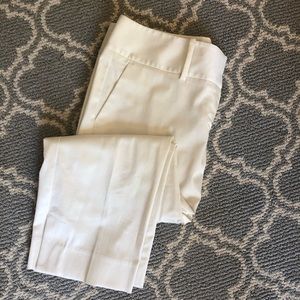 The Limited White Crop Dress Pant